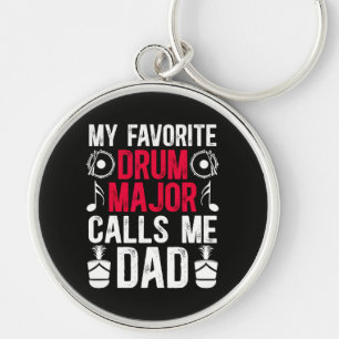 My Favourite Drum Major Dad Of A Drum Key Ring