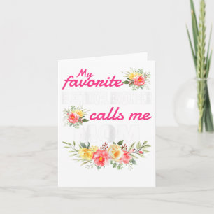 My Favourite Electrical Engineer Calls Me Mum Card