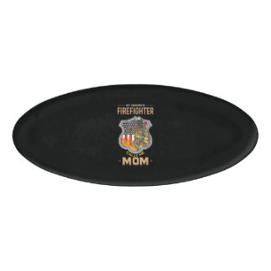 My Favourite Firefighter Calls Me Mum Fire Fighter Name Tag
