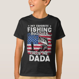 My Favourite Fishing Buddies Calls Me Dada Fishing T-Shirt