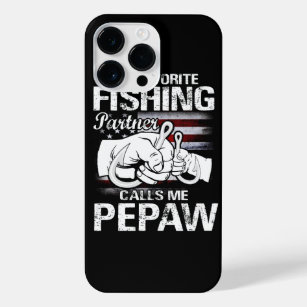 My Favourite Fishing Partner Calls Me PEPAW USA Fl iPhone 14 Pro Max Case