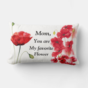 My Favourite Flower Lumbar Pillow