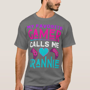 My Favourite Gamer Calls Me Grannie Video Game Fun T-Shirt