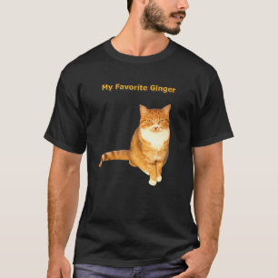 My Favourite Ginger Orange Tabby Cat T-Shirt