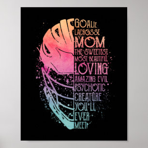 My Favourite Goalie Calls Me Mum Goalie Lacrosse M Poster