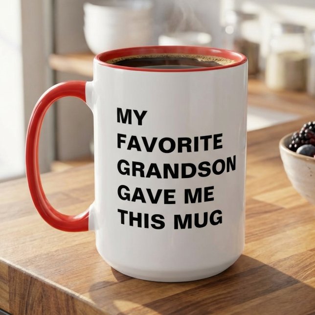 My Favourite Grandson Gave Me This Mug (Creator Uploaded)