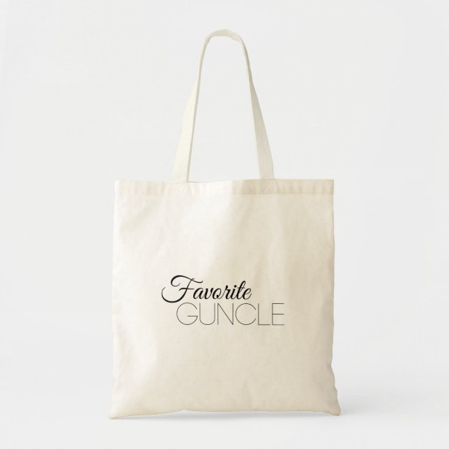 My Favourite Guncle Tote Bag (Front)