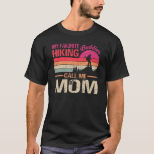 My Favourite Hiking Buddies Call Me Mum Vintage T-Shirt