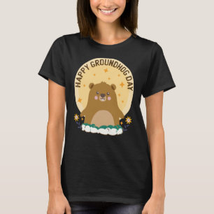 My Favourite Holiday Ground Hog Sunshine Groundhog T-Shirt