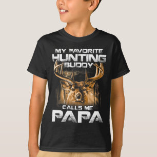 My Favourite Hunting Buddy Calls Me Papa T-Shirt