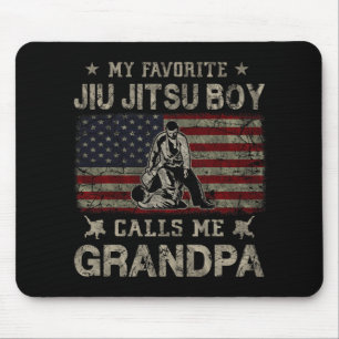 My Favourite Jiu Jitsu Boy Calls Me Grandpa Father Mouse Pad