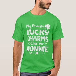 My Favourite Lucky Charms Call Me Nonnie Funny Pat T-Shirt