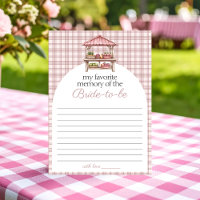 My Favourite Memory Country Market Bridal game car