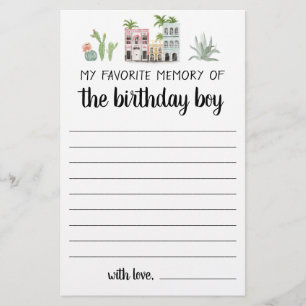 My Favourite Memory Of The Birthday Boy