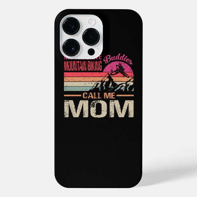My Favourite Mountain Biking Buddies Call Me Mum V iPhone Case (Back)