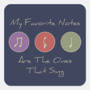 My Favourite Notes Sticker