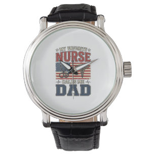 My Favourite Nurse Calls Me Dad Vintage Shirt Desi Watch