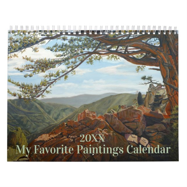 My Favourite Paintings Any Year Calendar (Cover)