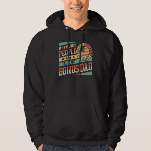 My Favourite People Call Me Bonus Dad Men Vintage Hoodie
