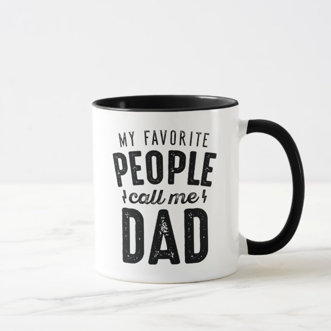 My Favourite People Call Me Dad Mug (Right)