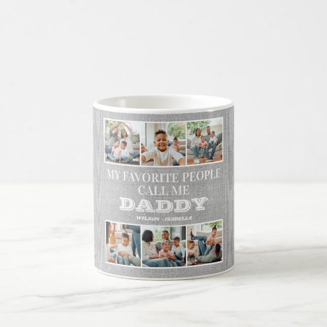 My Favourite People Call Me Daddy Father's Day Coffee Mug (Center)