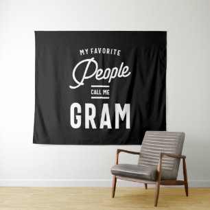 My Favourite People Call Me Gram Tapestry