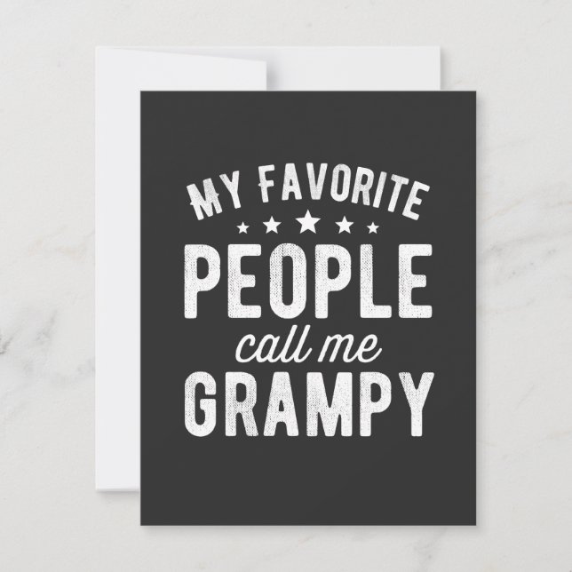 my favourite people call me grampy (Front)