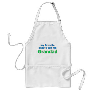 my favourite people call me grandad standard apron