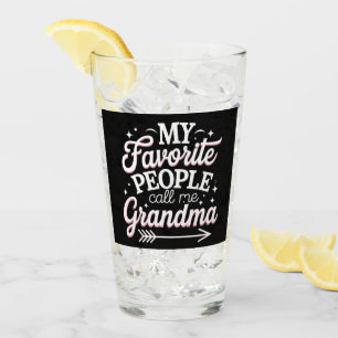 My Favourite People Call Me Grandma Mother’s Day Glass