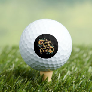 My Favourite People Call Me Grandma Mother's Day Golf Balls