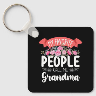 My Favourite People Call Me Grandma Mother's Day Key Ring