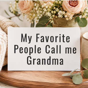 My Favourite People Call Me Grandma Rectangular Sticker