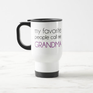 My Favourite People Call Me Grandma Travel Mug