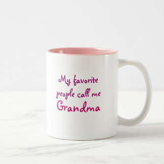 My favourite people call me Grandma Two-Tone Coffee Mug