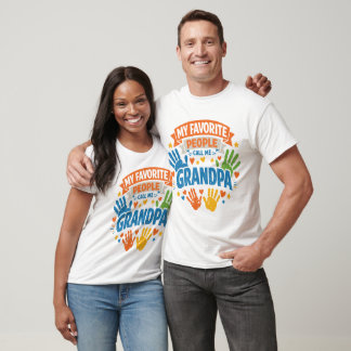My Favourite People Call Me Grandpa Funny T-Shirt