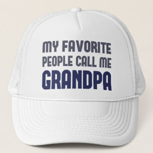 My Favourite People Call Me Grandpa Trucker Hat