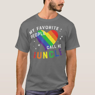 My Favourite People Call Me Guncle LGBT Pride Gay  T-Shirt