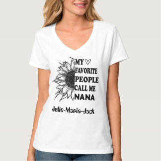 My Favourite People Call Me Mawmaw Queenie Oma Tut T-Shirt