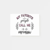 My Favourite People Call Me Memaw Grandma Gifts