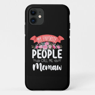My Favourite People Call Me Memaw Mother's Day Case-Mate iPhone Case