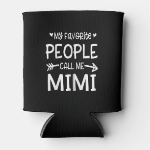 My Favourite People Call Me Mimi Grandma Mimi Zip Can Cooler