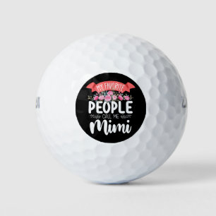 My Favourite People Call Me Mimi Mother's Day Golf Balls