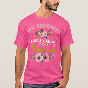My Favourite People Call Me Mommom Mothers Day T-Shirt