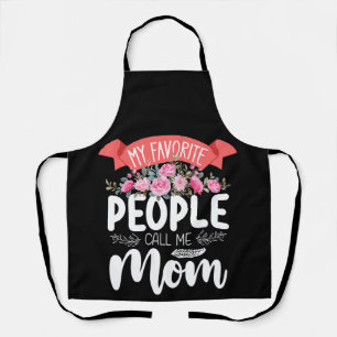 My Favourite People Call Me Mum Mother's Day Famil Apron