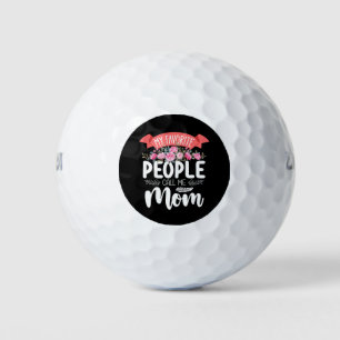 My Favourite People Call Me Mum Mother's Day Famil Golf Balls