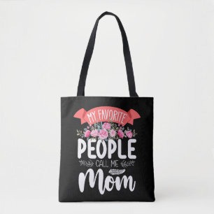 My Favourite People Call Me Mum Mother's Day Famil Tote Bag