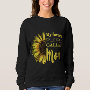 My Favourite People Call Me Mum Sunflower Garden F Sweatshirt