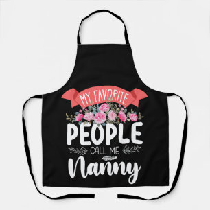 My Favourite People Call Me Nanny Mother's Day Apron