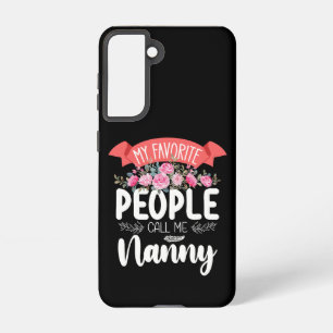 My Favourite People Call Me Nanny Mother's Day Samsung Galaxy Case