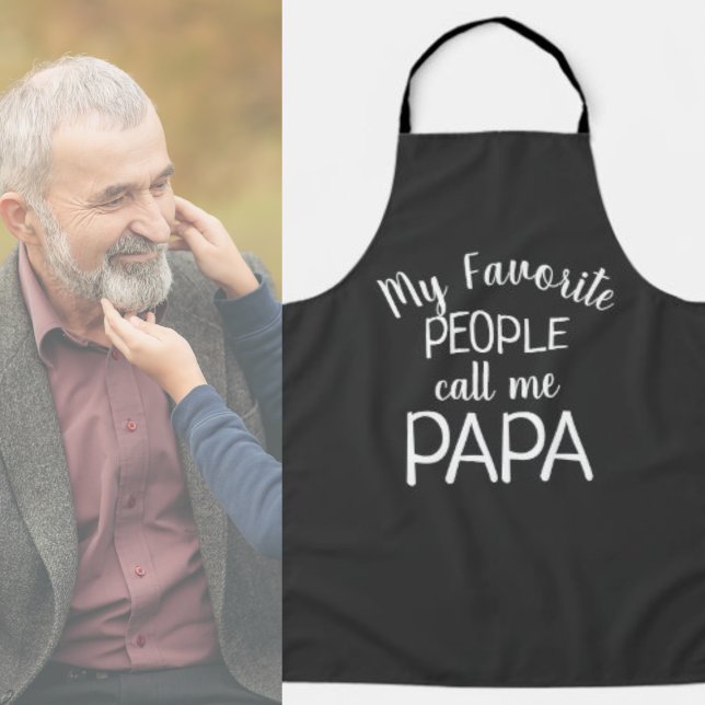My Favourite People Call Me Papa  Apron (Creator Uploaded)